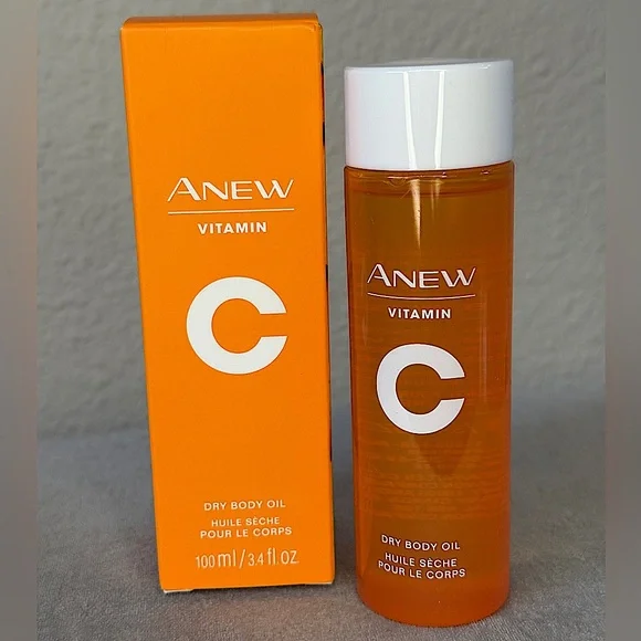 Vitamin C Dry Body Oil — Avon Anew, 3.4 floz - Picture 2 of 12